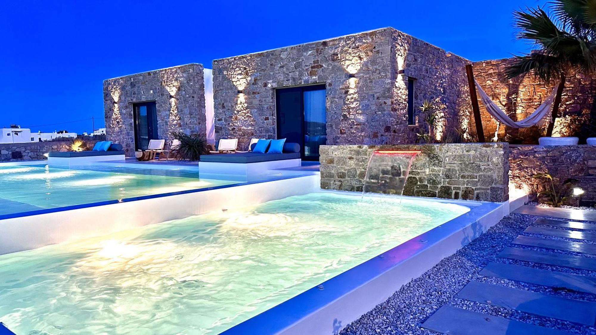 Myconian Theros Luxury Suites Ano Mera Exterior foto